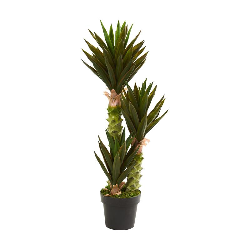 3.5 ft. Triple Agave Artificial Plant by NearlyNatural