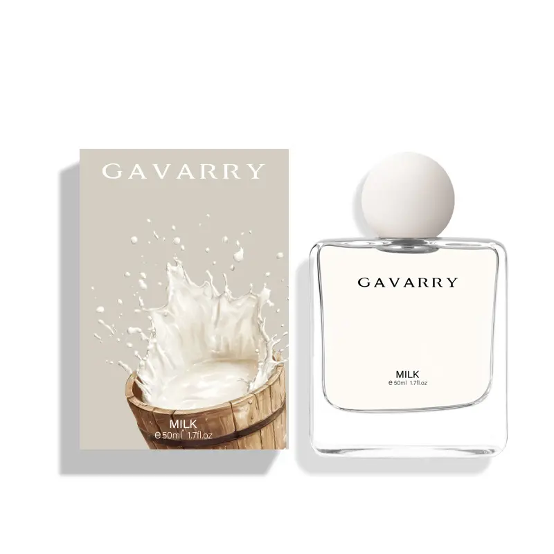 1 bottle of 50ml milk-scented women's perfume, Gourmand Fragrance, with long-lasting scents of milk, coconut, caramel and vanilla, Sweet Vanilla Scent, adds fragrance to romantic dates and daily business trips, High Quality Fragrance, Aromatic Sweet Scent