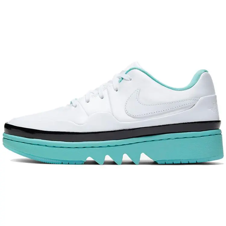 Women's Jordan Air Jordan 1 Jester XX Low Laced Athletic Sneakers - Mint Green, Slip-Resistant, Retro Basketball Casual Trainers, Athletic Shoes