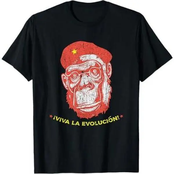 Viva La Evolution Che Guevara Monkey Ape Gorilla Spanish T-Shirt