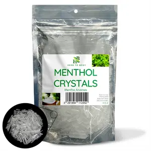 Herb To Body Menthol Crystals | Mentha Arvensis | Wildrafted | 4oz