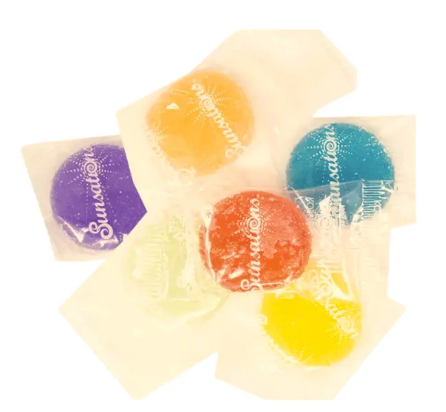 Sunkist Citrus Sweet Candy Gummies - Natural Flavors, Grapefruit-Infused, 100% Fat-Free Pectin Base, Kosher Certified, Chewy Candy, 1lb Bag, Approx 50pcs (Ideal for All Ages, Bar/Bat Mitzvah's)