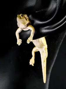 Unique Fashion Frog Lizard Earrings for Women, Creative Holiday Anniversary Christmas Gift, Stylish Jewelry Accessory