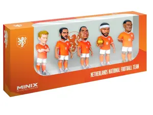 World cup Netherlands National Team 5-Pack – Official 7cm Football Collectible Set | Van Dijk, De Jong, Gakpo, Dumfries, Memphis