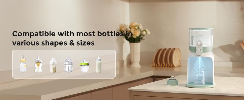 Momcozy Instant Baby Bottle Warmer,Water Warmer for Making Baby Formula,57oz Capacity, Formula Dispenser with 6 Temp Options, Breastfeeding Essentials