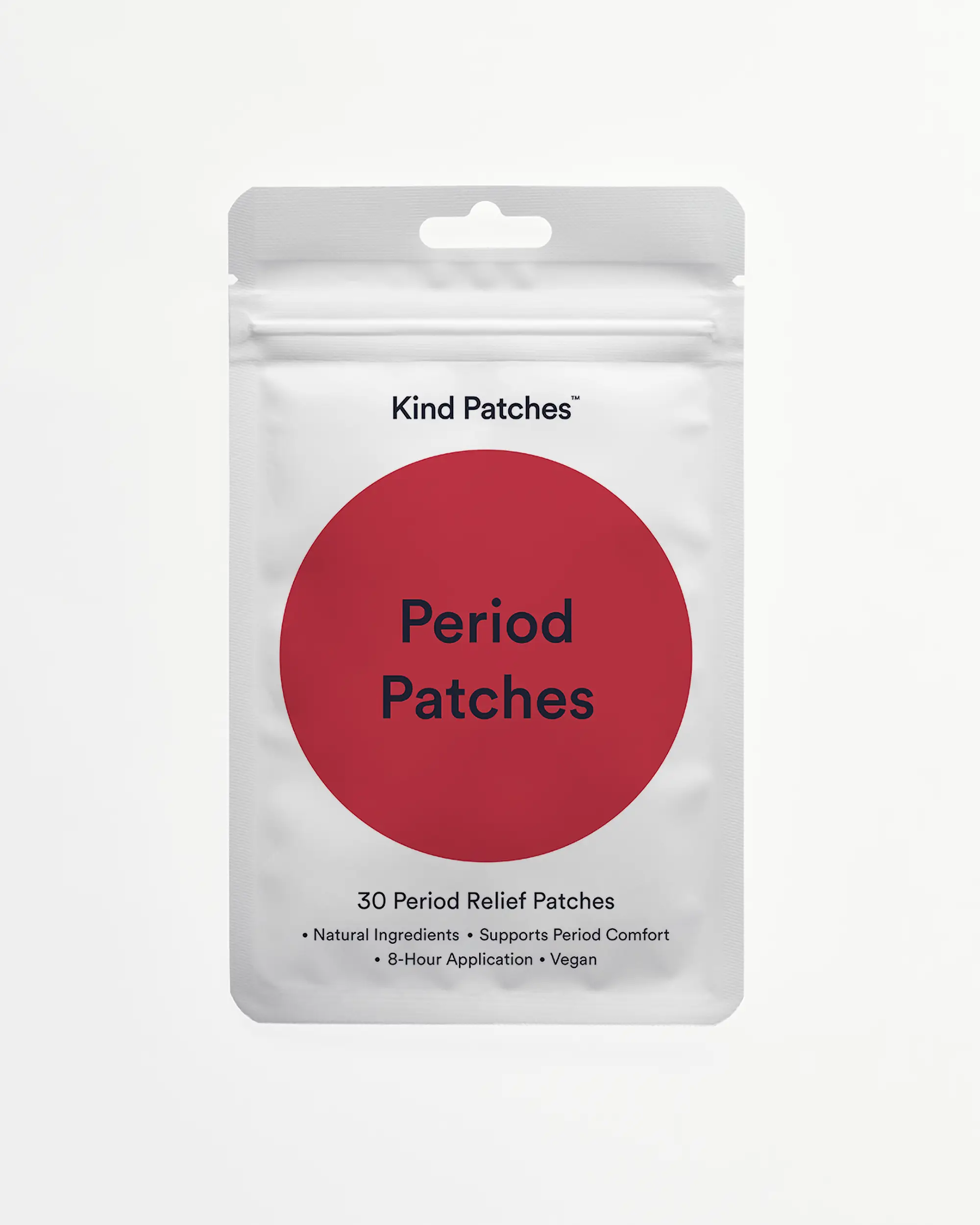 Kind Patches | Period Patches | 30 Period Relief Patches: natural ingredients, support period comfort , 8-hour application
