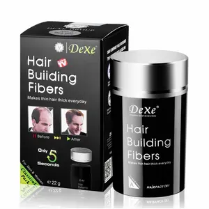 Dexe Hair Building Fibers 22g, Hairline Powder,Root Touch Up,Hair Loss Cover Up, Instant Gray Coverage,48-Hour Stain-Proof Hair Thickening Fibers for Women & Men,Make hair thicker and fuller