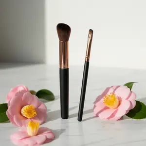 Ultra Thin Eyeliner & Eyebrow Brush Set - Precision Makeup Tools for Flawless Application