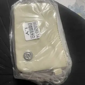 POIUGOYA Wristlet Wallet Dual Pouch Wallet Keychain Zipper Coin Purse with RFID Fashionable Portable Nylon Wallets for Women Handbag with ID Window Compact Travel Essential Mini Card Wallet Multiple Colors Christmas Cute Gift TikTokShopHolidayHaul