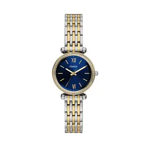 Fossil Women's Carlie Mini Three-Hand Two-Tone Stainless Steel Watch
