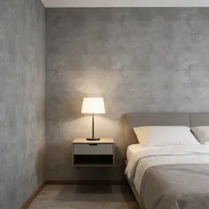 Industrial Weathered Cement Wallpaper Roll, Self-Adhesive Concrete Texture, Waterproof Moisture-Proof Bedroom Background Wall