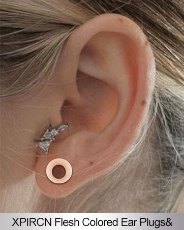 30Pcs Silicone Ear Gauges Flexible Ear Tunnels Plugs Stretchers Expander Double Flared Flesh Ear Piercing for Women Men