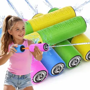 6 Pack Water Shooter for Kids, Foam Water Blaster Squirt Guns for Pool Party, Summer Outdoor Swimming Pool Toys for Boys Girls, Long Range Water Soaker Gift for Beach & Backyard Play