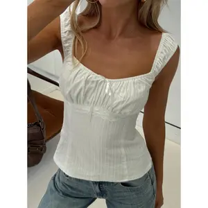 Garconne Textured Top White