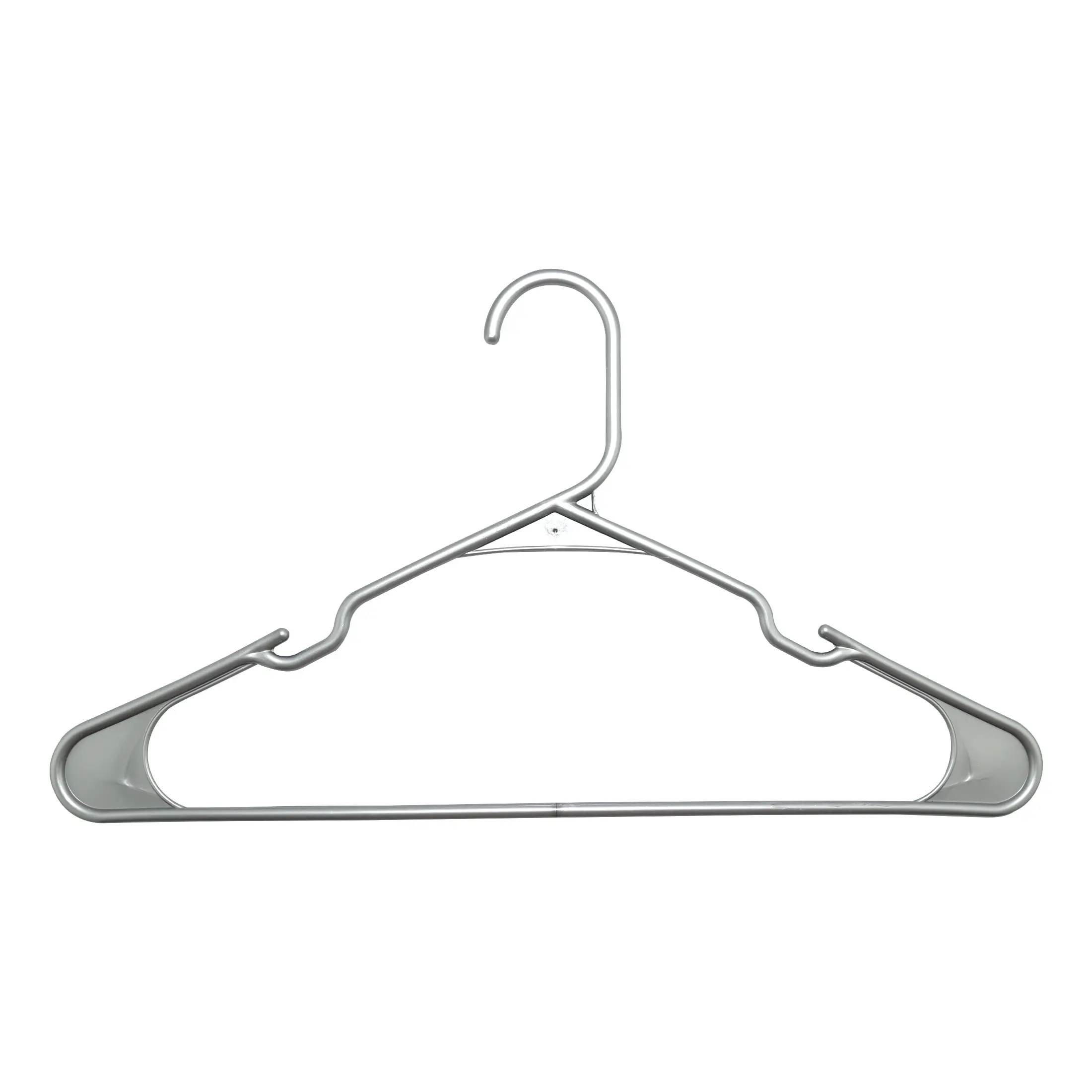 Mainstays Plastic Notched Adult Hangers for Any Clothing Type, Silver Hail 50Count Mainstays Plastic Notched Adult Hangers for Any Clothing Type, Silver Hail 50Count