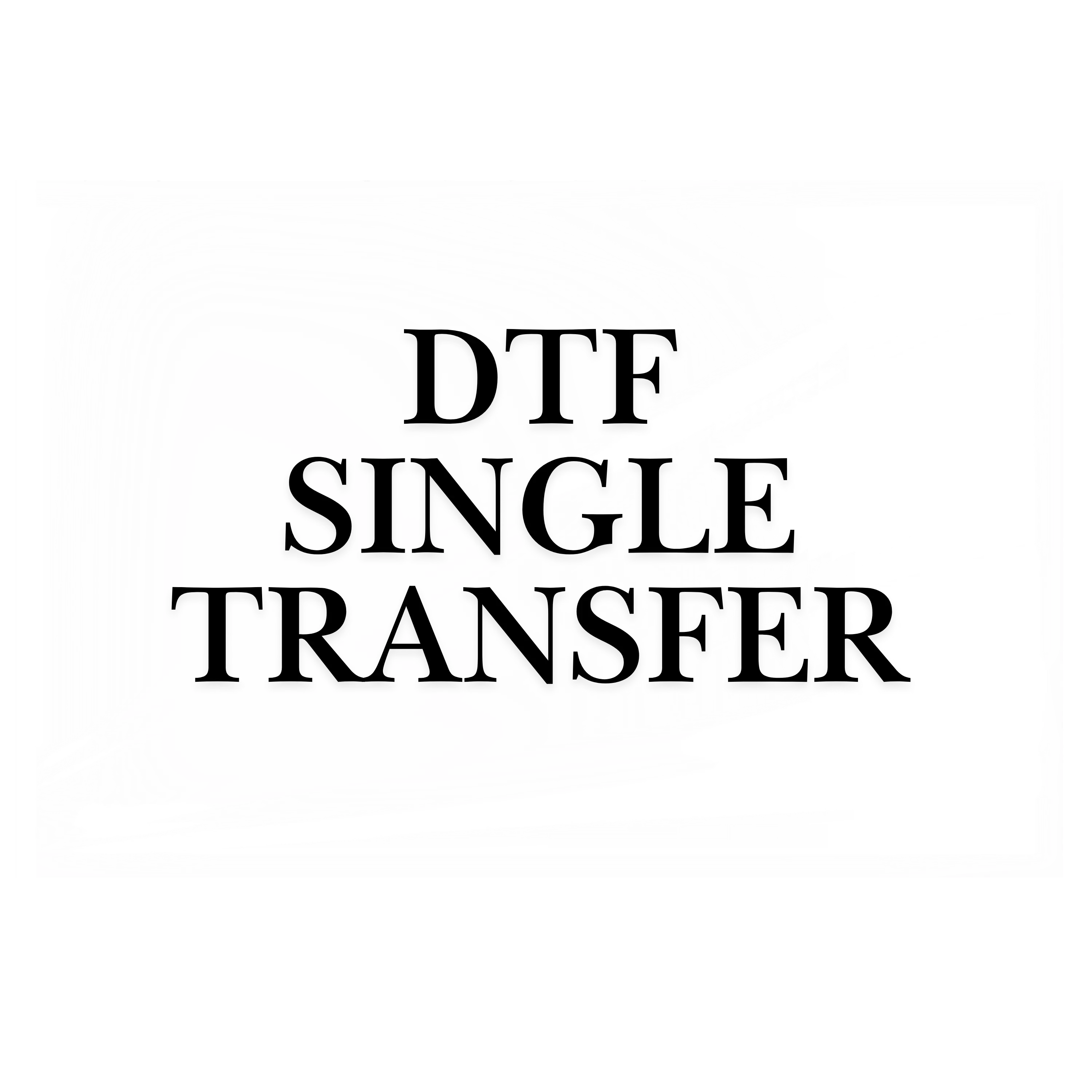 DTF Single Transfer - High Vibrant Color for DTF Printing