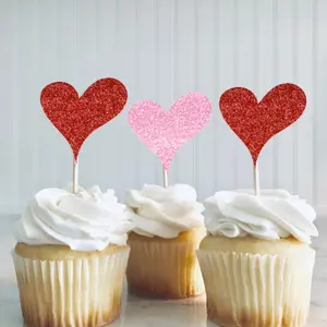 Heart Cupcake Toppers