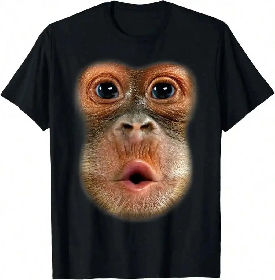 100% Cotton Monkey Stomach Funny Meme Cool Trending Viral Video T-Shirt T-Shirt