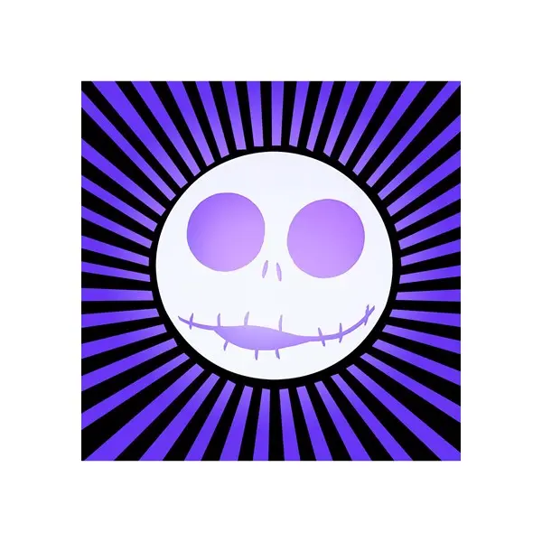 Nightmare Before Christmas Jack Skellington Radiant Shadows Decoration