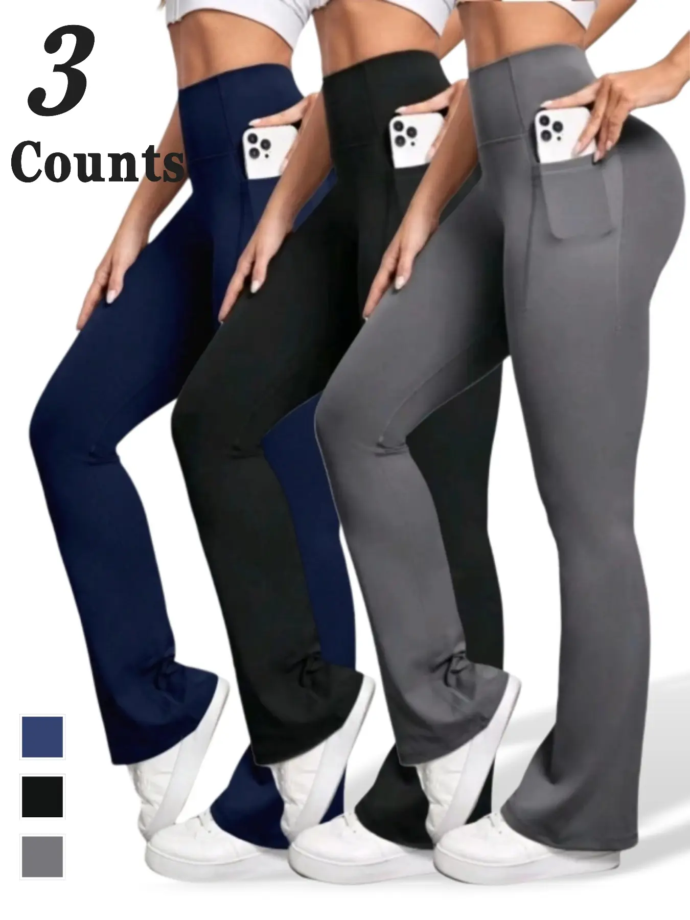 Women's High Waist Yoga Pants, Gym Workout Leggings, Gym sportswear bottoms, Breathable & Stretchy, Ideal for Fitness Training, Comfortable All-Day Wear, Breathable Activewear Bottoms, High Waisted Pocket, Women Workout Clothes, Tight Fitting Pants