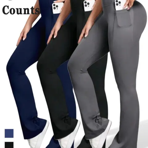 Women's High Waist Yoga Pants, Gym Workout Leggings, Breathable & Stretchy Design, Ideal for Fitness Training, Comfortable All-Day Wear