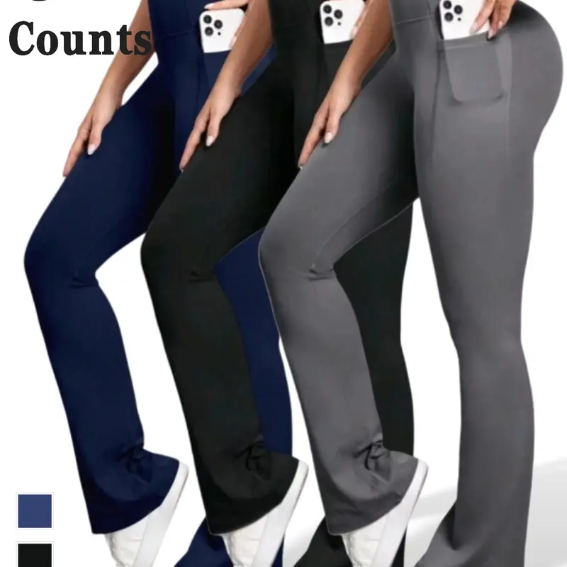 Women's High Waist Yoga Pants, Gym Workout Leggings, Breathable & Stretchy Design, Ideal for Fitness Training, Comfortable All-Day Wear