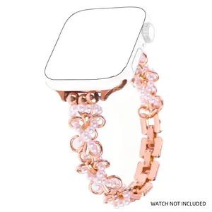 Beaded Bracelet Watch Band, Fashionable Watch Band for Women, Compatible with Apple Watch Series 10 9 8 7 SE Series 6/5/4, Smart Watch Accessories, Wearable