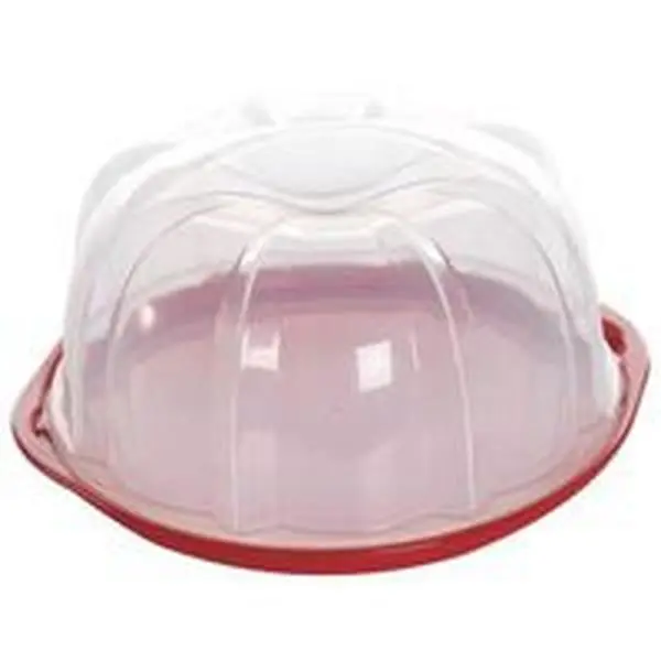 Northland Aluminum Products Translucent Bundt Cake Keeper with Lid, Assorted Colors Bakeware Baking Utensils 50022