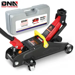 DNA MOTORING Hydraulic Floor Lift Jack 1.5-4 Ton Capacity Low Profile Heavy Duty Car Jack with Overload Protection & Swivel Casters