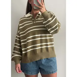 McKenzie Striped Collared Sweater