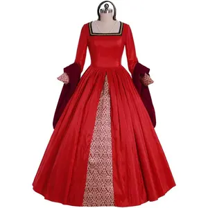 Victorian Queen Elizabeth Tudor Period Tudor Dress Anne Boleyn Style costume Dress Cosplay Costume