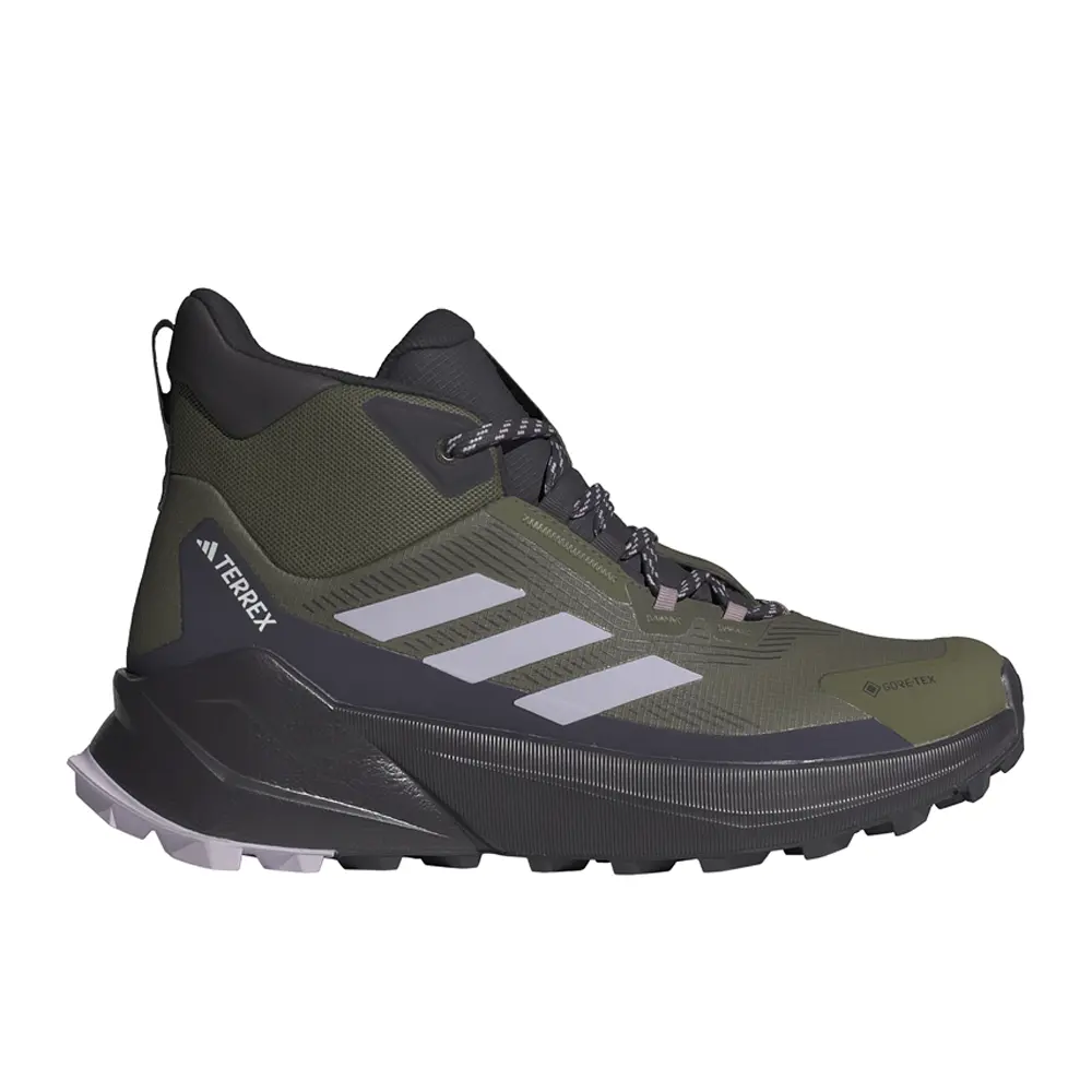 adidas Womens Terrex Trailmaker 2.0 Mid Gore-Tex Hiking Hiking Sneakers Shoes - Green