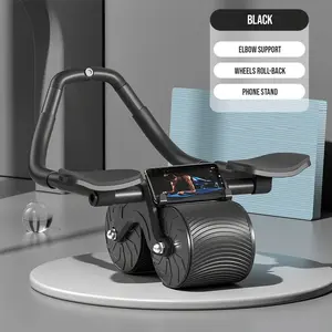 PostureFlex Ab Roller New 2023, Abdominus Exercise Roller, Elbow Support Automatic Rebound Abdominal Wheel, Abs Workout Equipment, Daily Core Strengthening Trainer Fitness Belly Toner elbow support