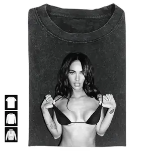 Megan Fox Tee Cotton Unisex T-shirt, Crew Neck, Size S- 4xl, Menswear Top, Womenswear Top Underwear Streetwear