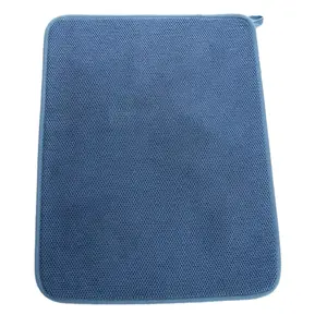 Home Use Water Drain Mat, Ultra-Fine Fiber Dish Drying Pad, Absorbent Cup Mat, Ideal for Kitchen Organization, Efficient Moisture Management