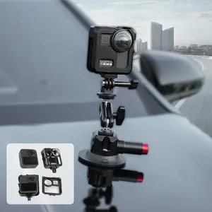 Fifield Housing CNC Aluminum Alloy Protective Cage for GoPro Max Camera Smartphone Wireless Video