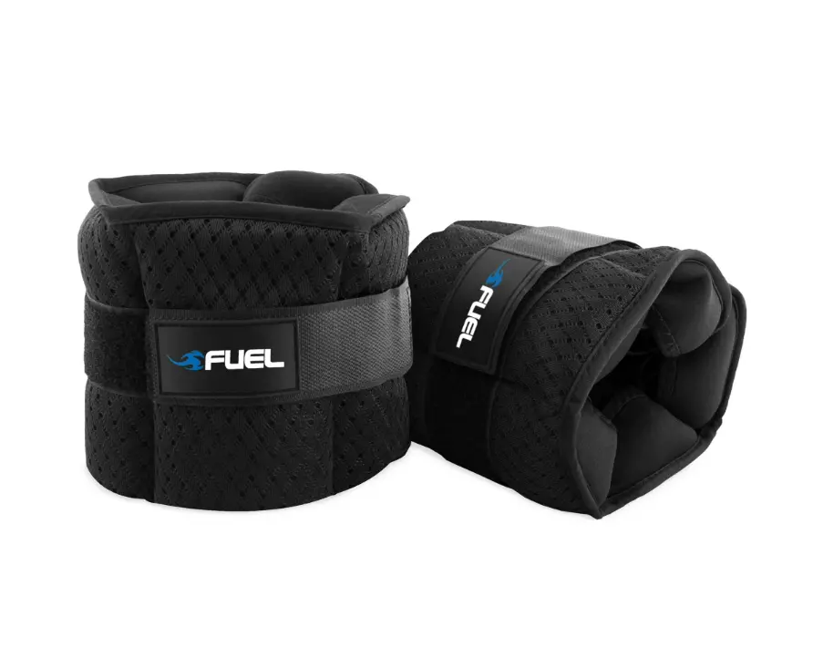 Pureformance 5 lb Adjustable Wrist/Ankle Weight Set - 2.5 lb Each Strap for Fitness Toning Endurance & Full-Body Exercise Comfortable Adjustable Design