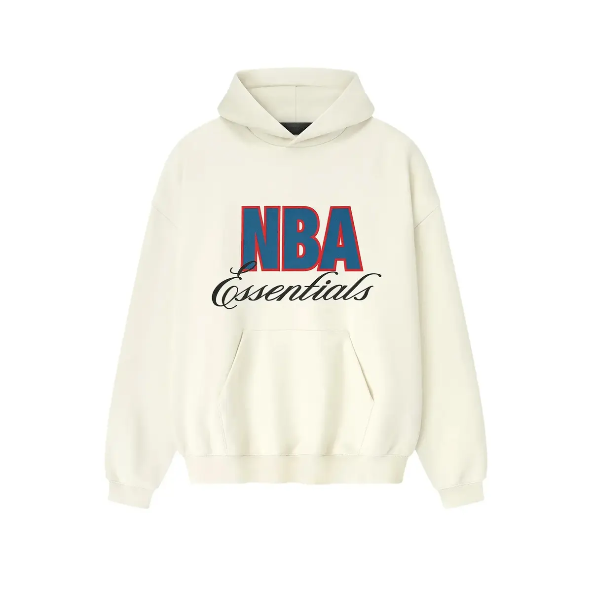 Fear of God Essentials NBA 90's Hoodie Cream White Men's Fashion Tops New