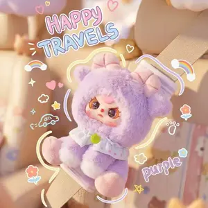 Babythree Car Seat Belt Shoulder Pad Blind Box – Cute Animal Plush Car Accessory, Kawaii Character Safety Belt Cover, Viral Collectible Blind Box for Car Lovers & Gifting