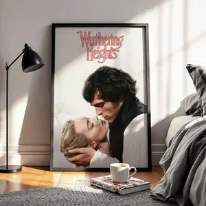 Wuthering Heights Cinematic Movie Poster, 2026 Gothic Romance Wall Film Art, Margot Robbie Glossy Large Format Print ( Unframed - Print Only )