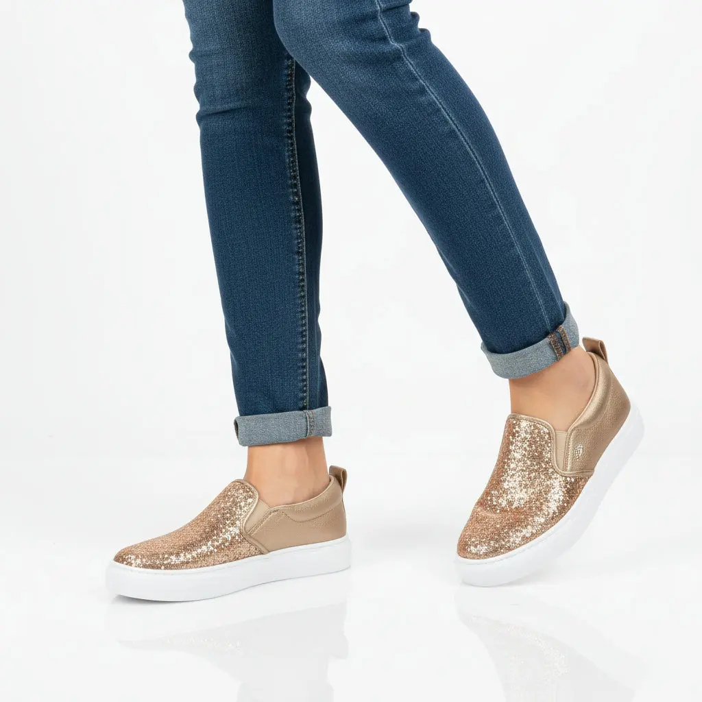 Women’s Glitter Moccasin Loafers Women’s Glitter Moccasin Loafers