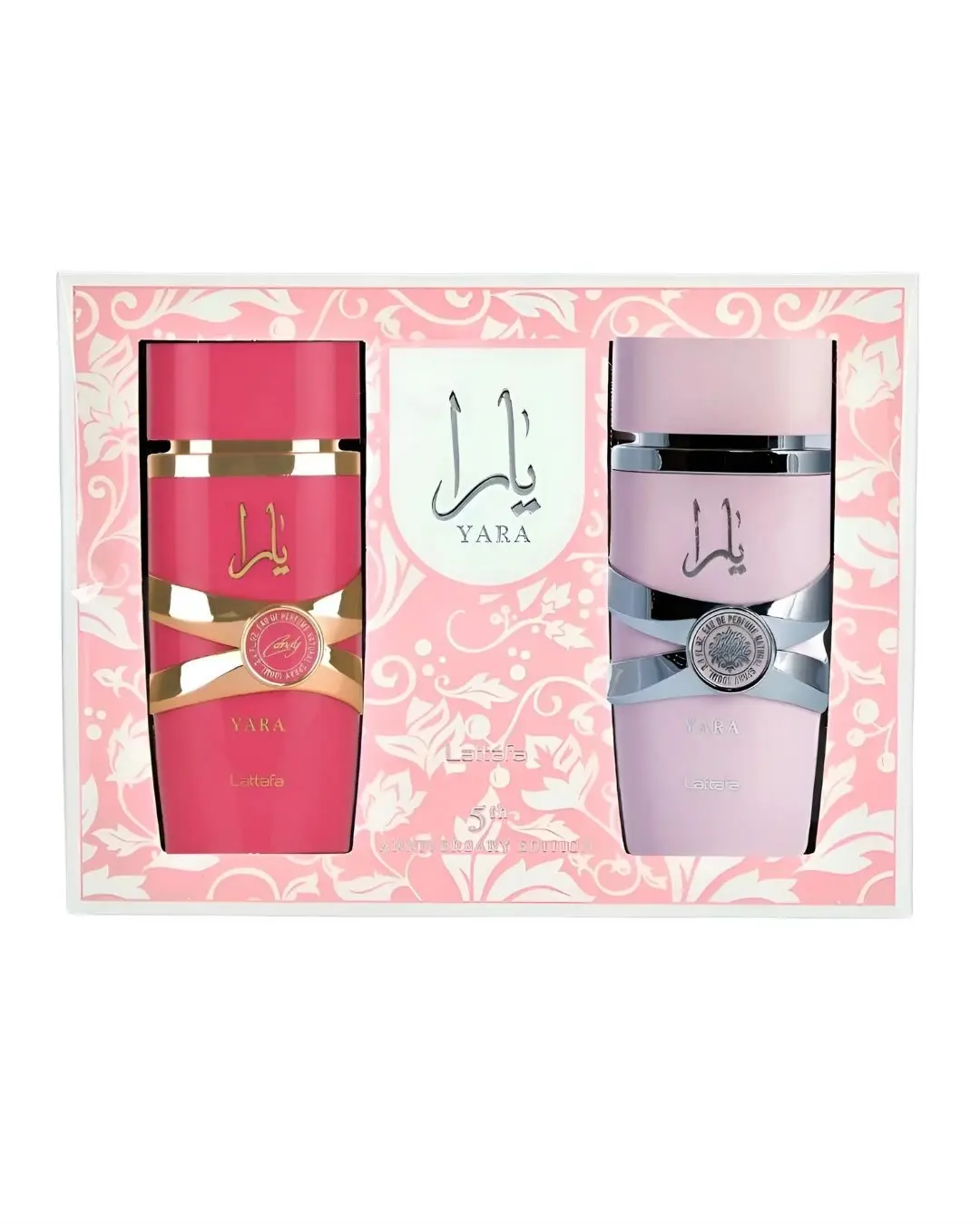 Lattafa Yara & Yara Candy 2 Piece Perfume Gift Set for Women, Gourmand Eau de Parfum with Amber Vanilla & Sweet Floral Scents, Floral Scents Perfume, Assorted Perfume Box Unisex Fragrance