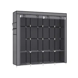 SONGMICS Portable Closet with 4 Shelves