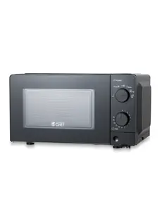 Commercial Chef 0.6 Cu. Ft. Countertop Microwave Oven, Mechanical Dial Controls, 700W, Pull Handle Door, 6 Power Levels, CHM660B, Black