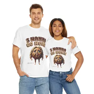 The Emma Alvarez Unisex Heavy Cotton Tee - "I Wanna Go Home" - Lynwood, CA