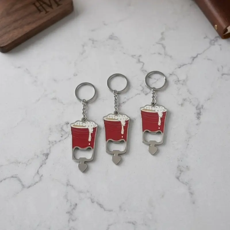 Drinking Keychain 3 pack - shotgun spike + bottle opener