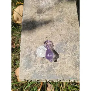 Glass Potion Bottle Pendant - Hand Blown Glass