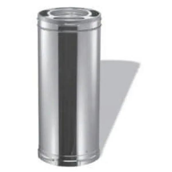 M & G Duravent 6DP-09 6 x 9 Inch Double Wall Dura-Plus Inner Liner, 430-Alloy Stainless Steel & Galvanized Outer Wall for Fireplace, Boiler, 2100F HT System