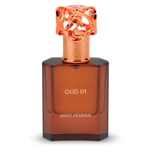 Swiss Arabian Oud 01 Eau de Parfum Spray - Luxury Long-Lasting Signature Aroma for Men & Women - Floral & Oud Fragrance Family - Addictive Fragrance, 1.7 Oz (50 ML) -