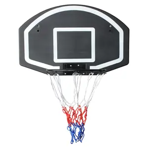 FIZCKEOM Door Wall-Mounted Indoor/Outdoor Use Basketball Game， Wall-Mounted Basketball Hoop, 28.5 ""x 18"" Large Backboard, PE Shatter-Proof Backboard Home Gym Home Workout Equipment
